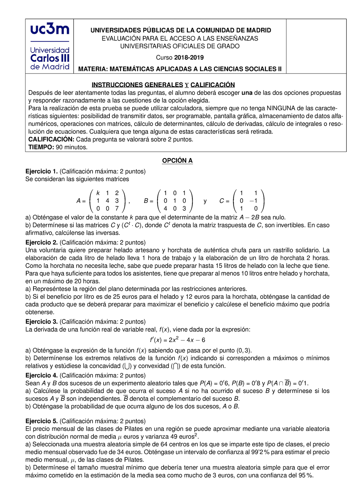 Matem Ã¡ticas Aplicadas A Las Ciencias Sociales II - UNIVERSIDADES ...