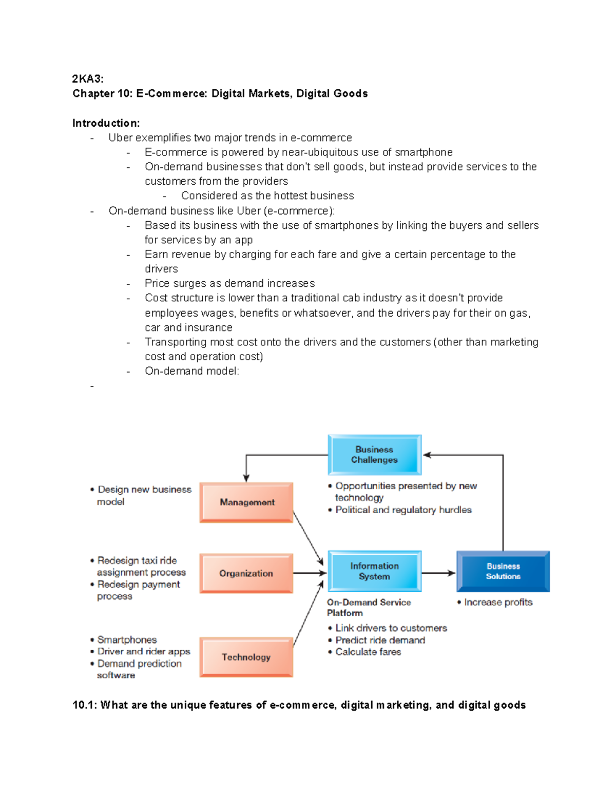 2KA3 Chapter 10 Note - 2KA3: Chapter 10: E-Commerce: Digital Markets ...