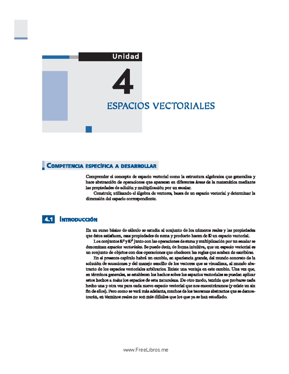 Lectura-1 - Espacios Vectoriales - Algebra Lineal - Studocu