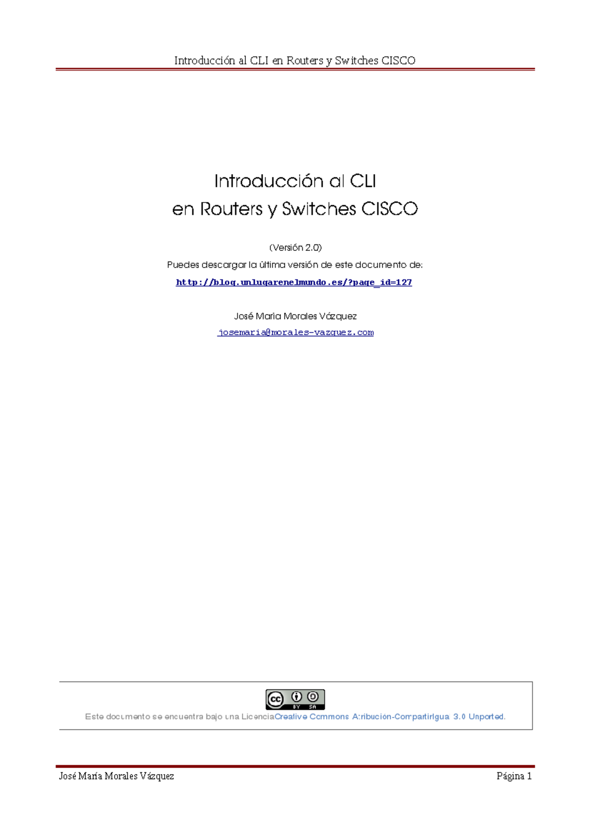 CLI en Routers y Switches Cisco - Introducción al CLI en Routers y ...