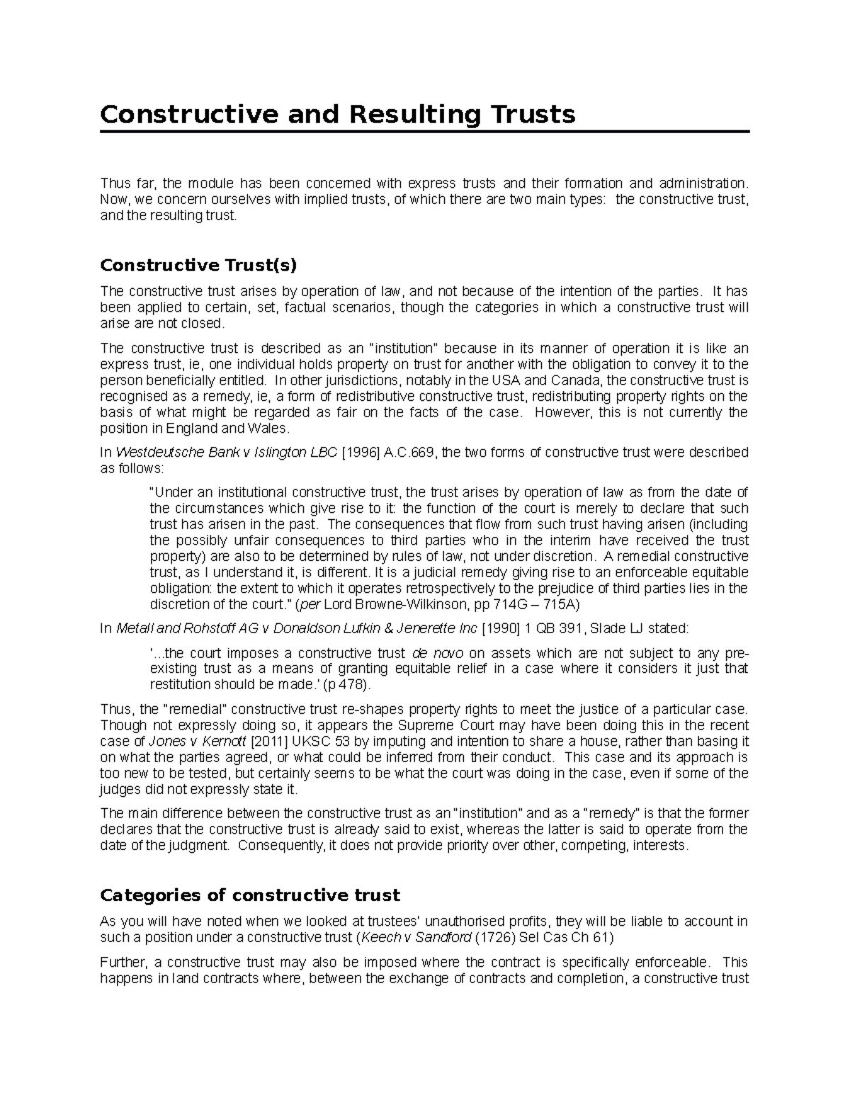 equity-law-notes-constructive-and-resulting-trusts-thus-far-the