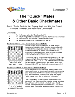 Basic Checkmates and More - Chess Lessons 