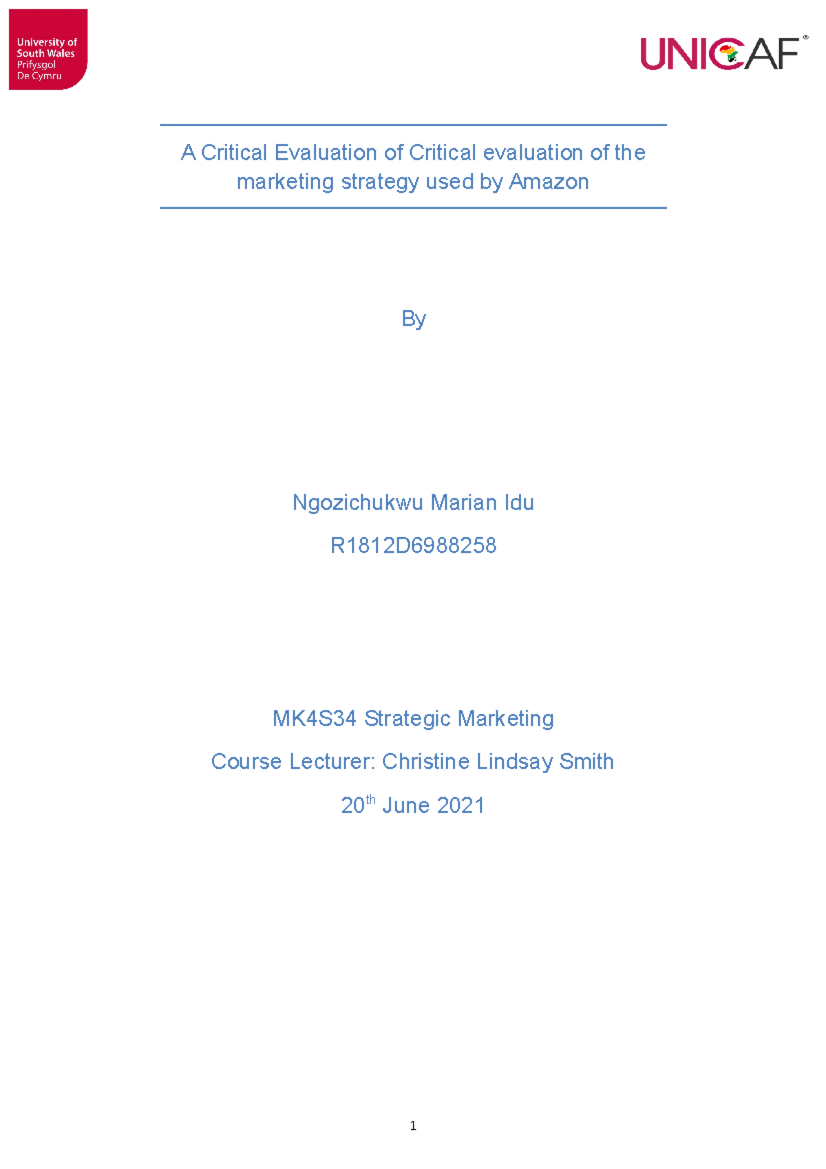 critical-evaluation-of-the-marketing-strategy-used-by-amazon-a