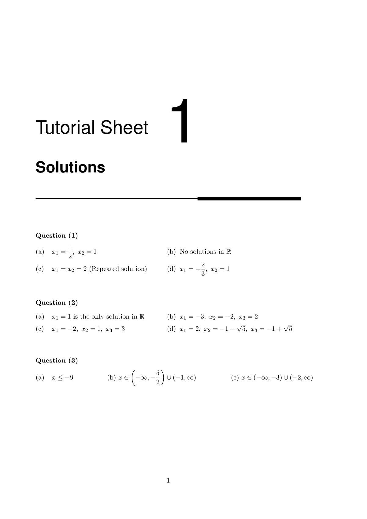 tutorial-sheet-1-solutions-tutorial-sheet-1-solutions-question-1