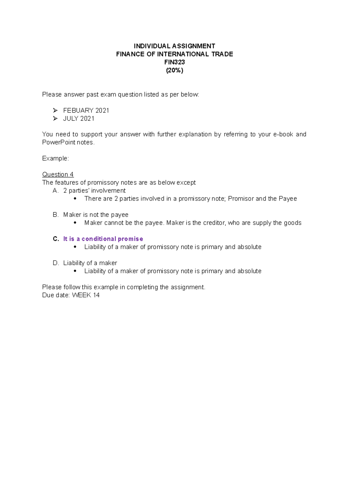 Individual Assignmnet FIN323 - INDIVIDUAL ASSIGNMENT FINANCE OF ...