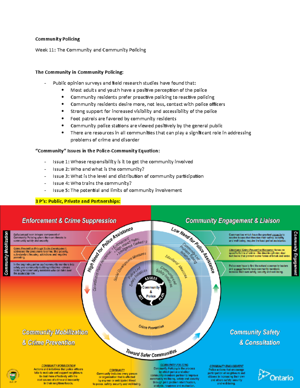 Week 11 The Community And Community Policing - Community Policing Week ...