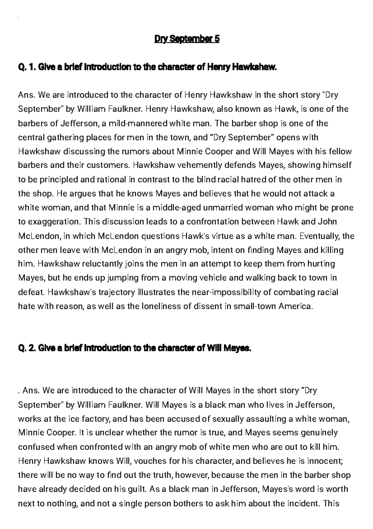 Dry September 5 Hi help each other get more work done Dry September