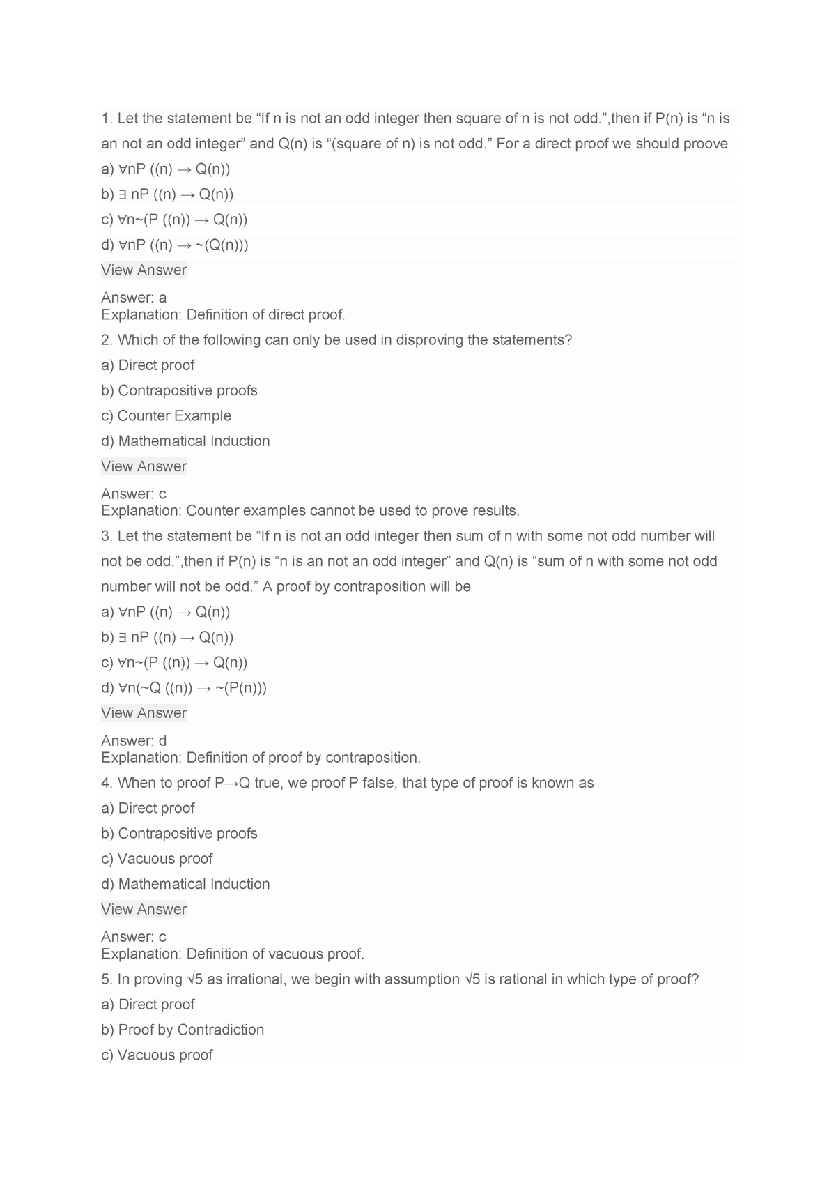 types-of-proof-let-the-statement-be-if-n-is-not-an-odd-integer-then