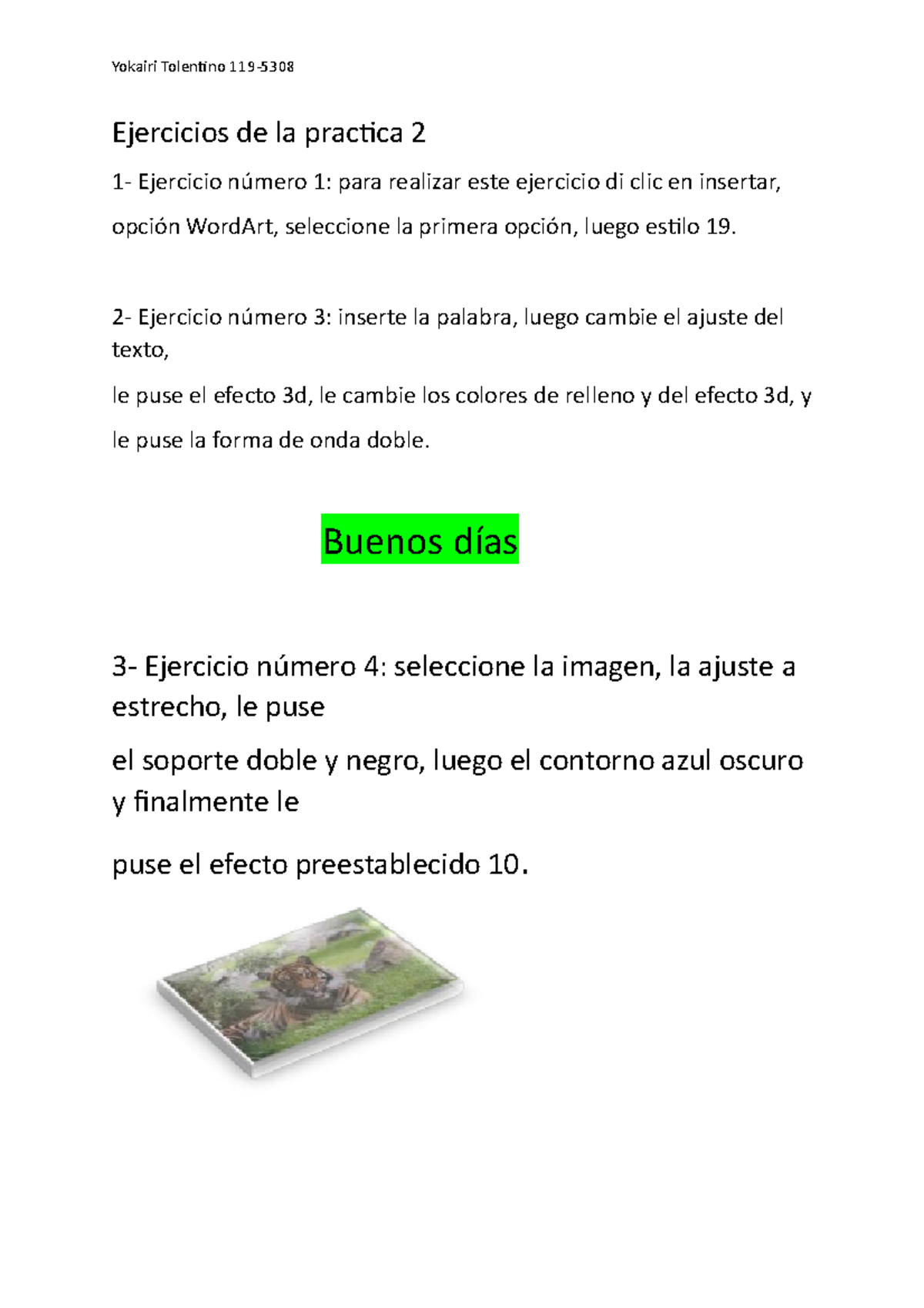 Ejercicios De La Practica 2 Tarea - Ejercicios De La Practica 2 1 ...