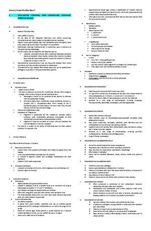 2 - Streptococcus SPP. AND Enterococcus SPP - TOPIC SUBTOPIC SUB ...