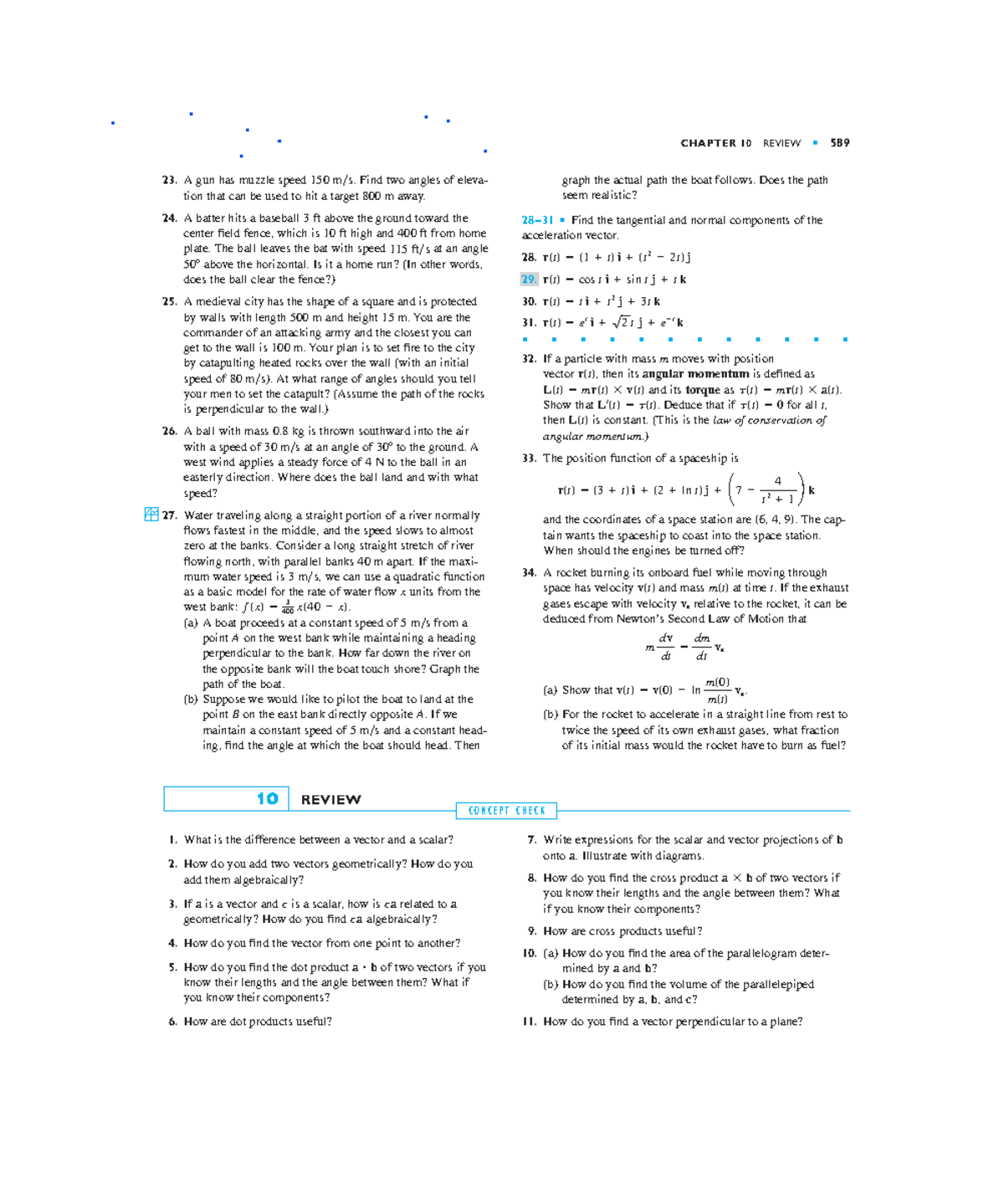 Math work ch - Math work - ####### CHAPTER 10 REVIEW 589 graph the ...