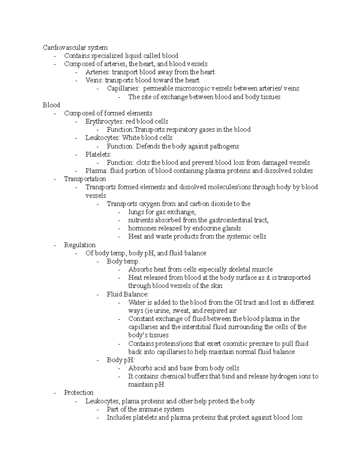 Cardiovascular System - Centrifuged Blood - Whole blood: both plasma ...