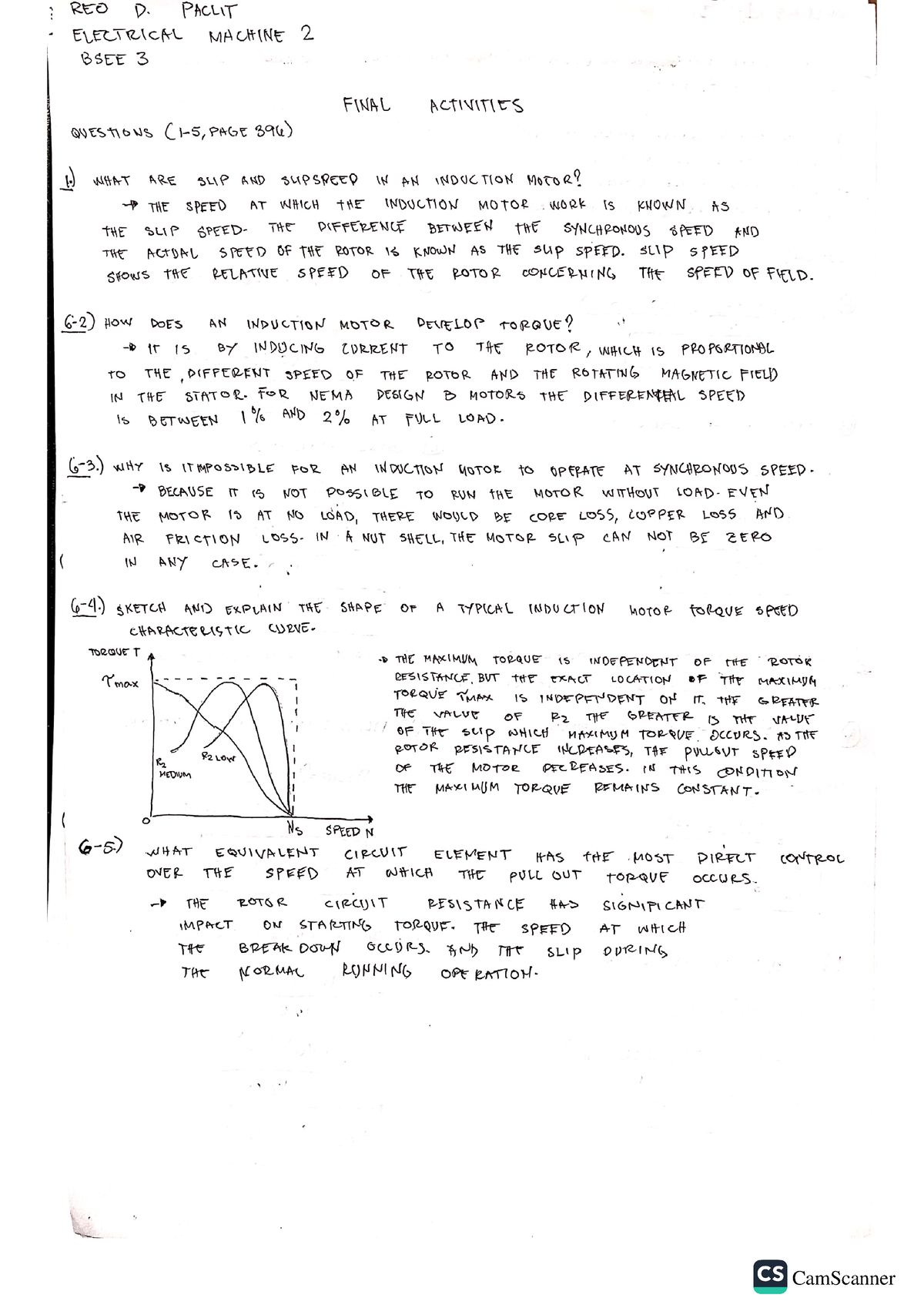 Electrical Machine 2 - Bachelor Of Electronics And Communication ...