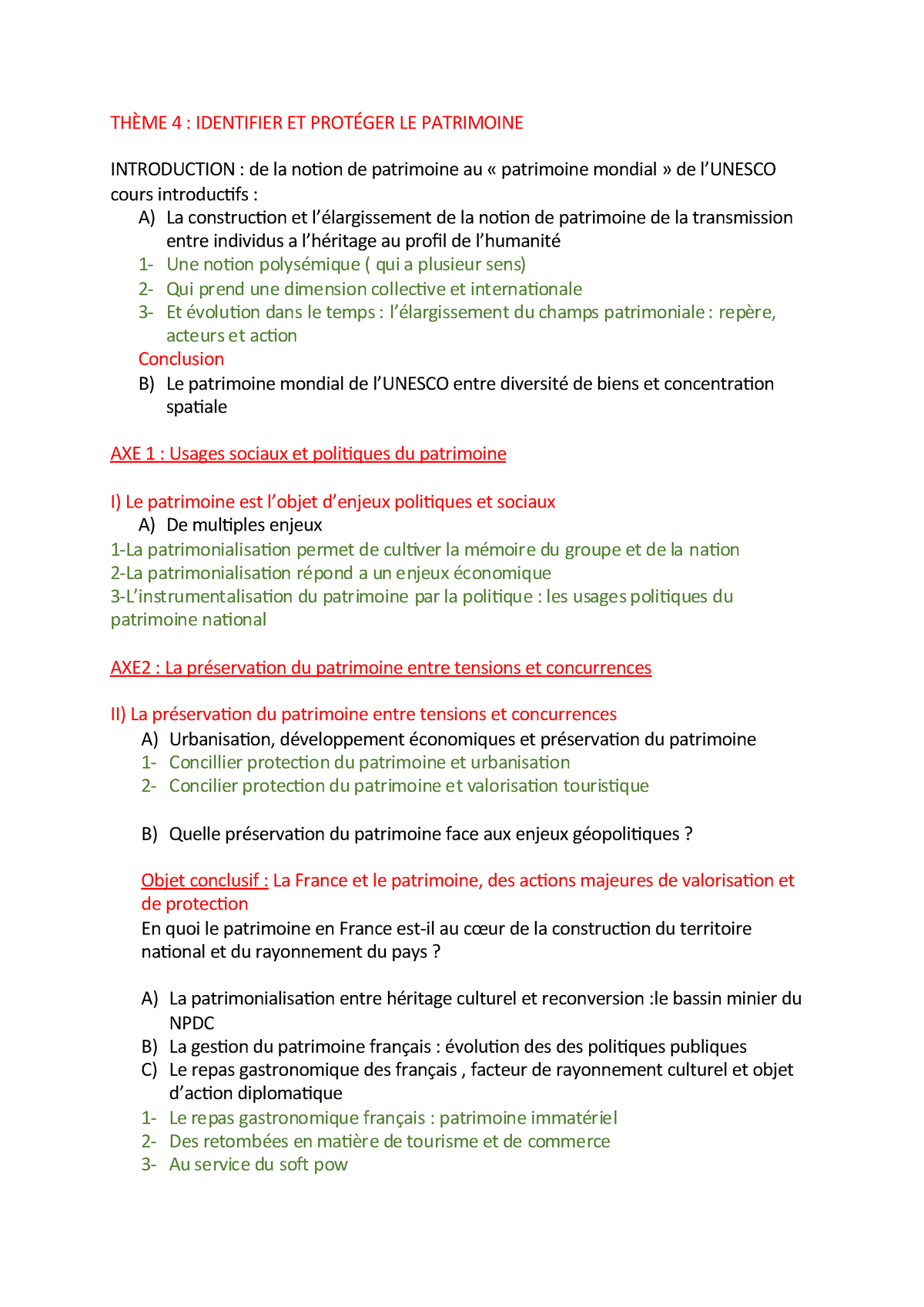 plan dissertation patrimoine hggsp