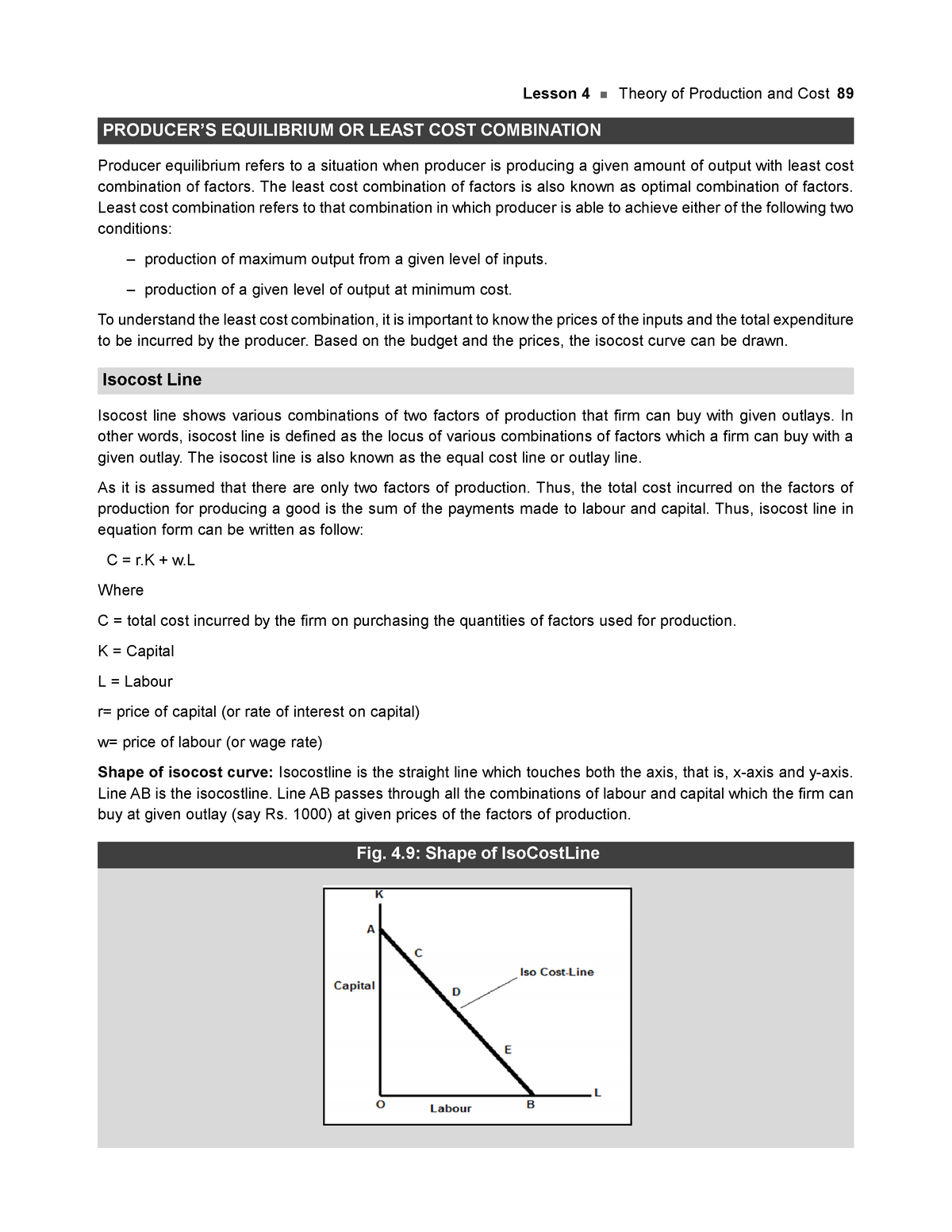 producer-s-equilibrium-or-least-cost-combination-lesson-4-theory-of