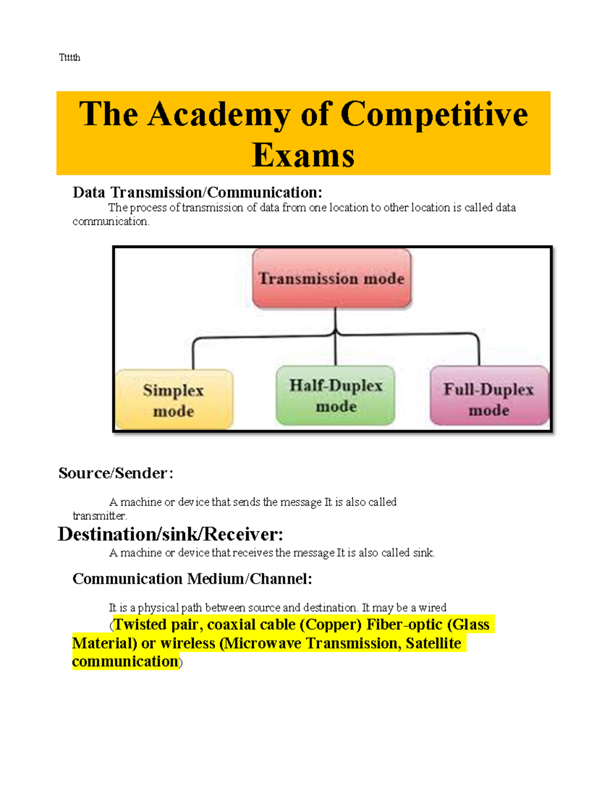 Computer lecture 3 Refined pdf by Saleem Gondal - The Academy of ...
