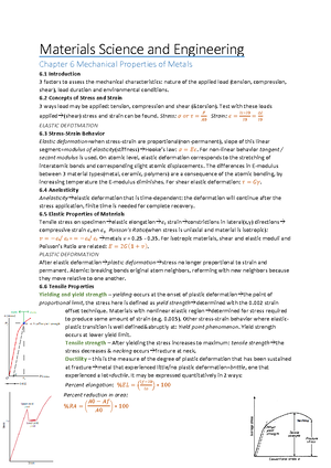 Exam3 Cheat Sheet - Summary Materials Science - Bonding Electrons ...