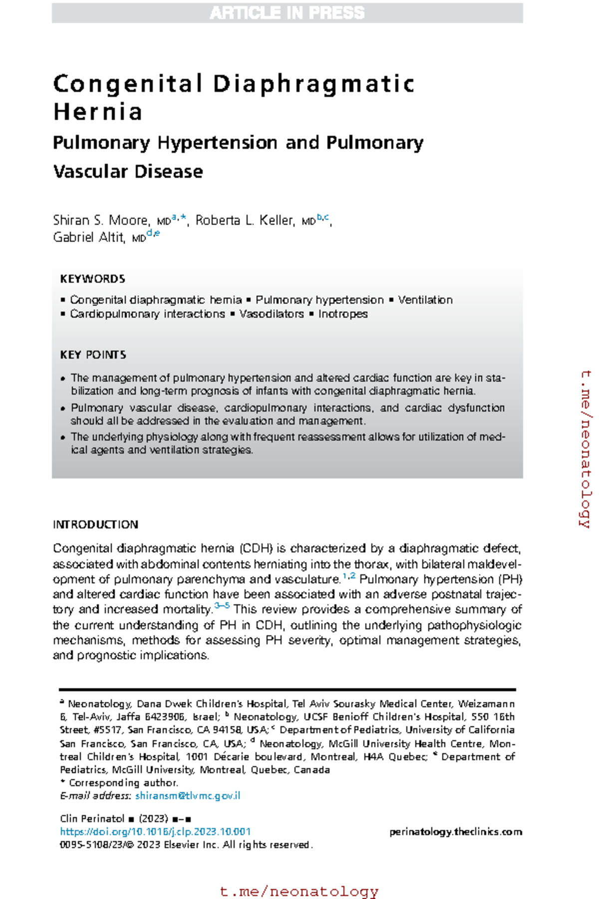 Congenital Diaphragmatic Hernia - C o n g e n i t a l D i a p h r a g m ...