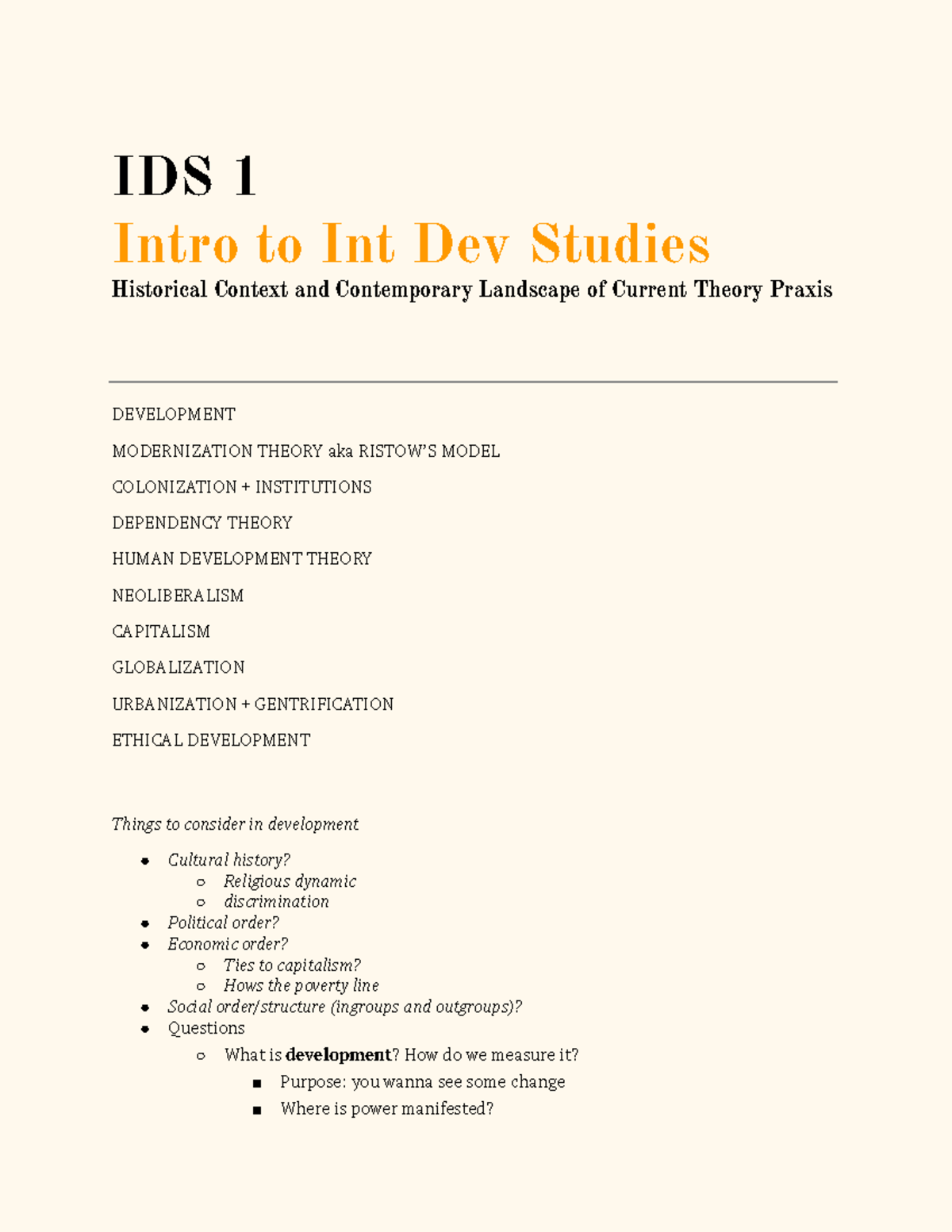 international development studies essay topics