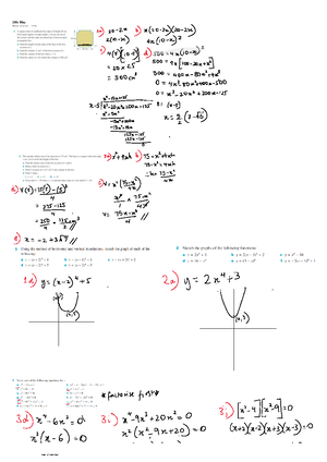 2023 SAC1 Parta DAY1 Solutions - MATHEMATICAL METHODS UNIT 3 2023 ...