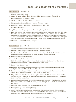 Menschen A1 1 LHB Loesungen Test Modul 1-4 - 197 LÖSUNGEN TESTS ZU DEN ...