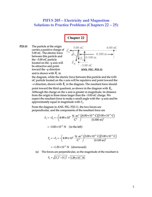 PHYS 205 Sample Final Exam 2020 - PHYS 205 - Practice Test Exam Time: 2 ...