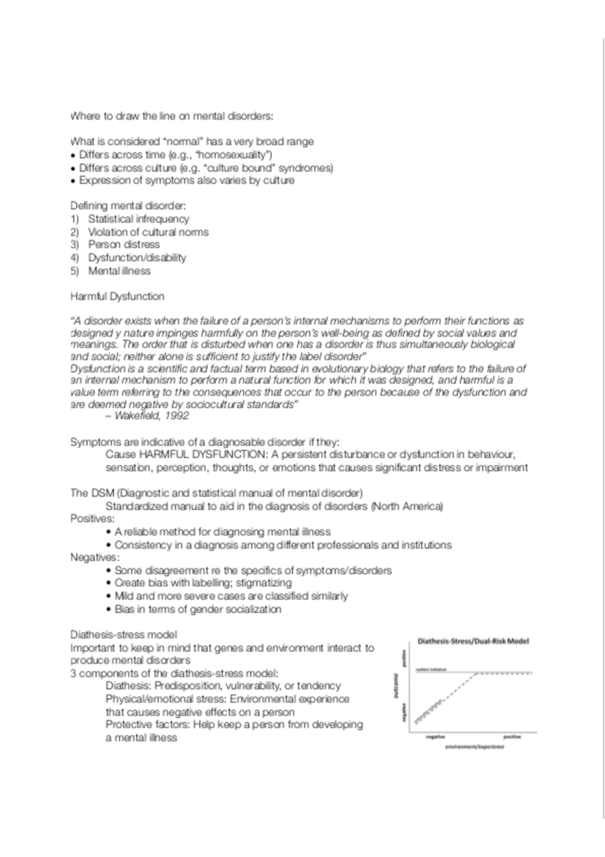 Psych Notes For 2b03 - Psych 2B03 - Studocu