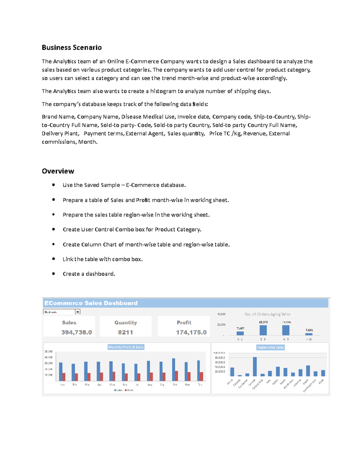 Business Scenario Mmt notes Business Scenario The Analytics team of