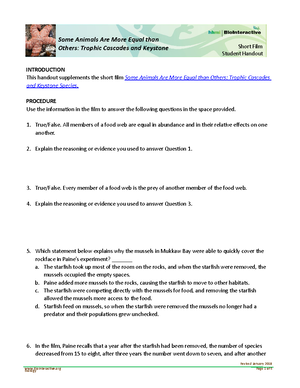 Keystone Species Lab - GETRGTER - INTRODUCTION This handout supplements the short film Some Animals - Studocu keystone-species-lab-getrgter-introduction-this-handout-supplements-the-short-film-some-animals-studocu