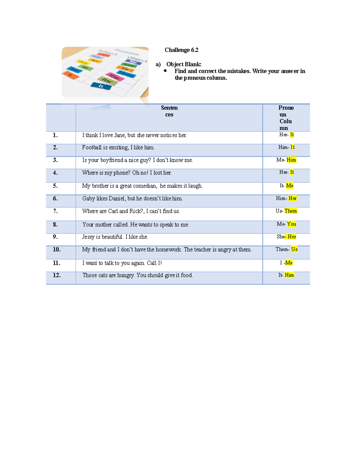 Actividad número 6 de Ingles I. - Ingles basico - TecMilenio - Studocu