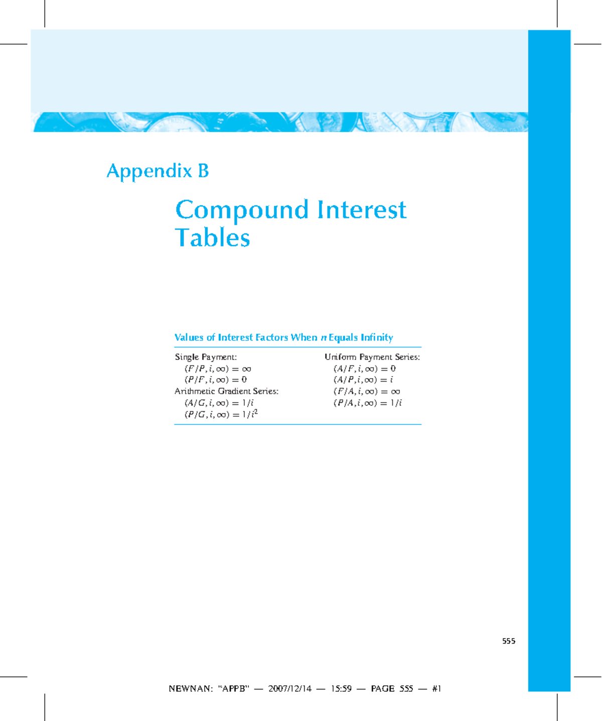 Table of Interests - Appendix B Compound Interest Tables Values of ...