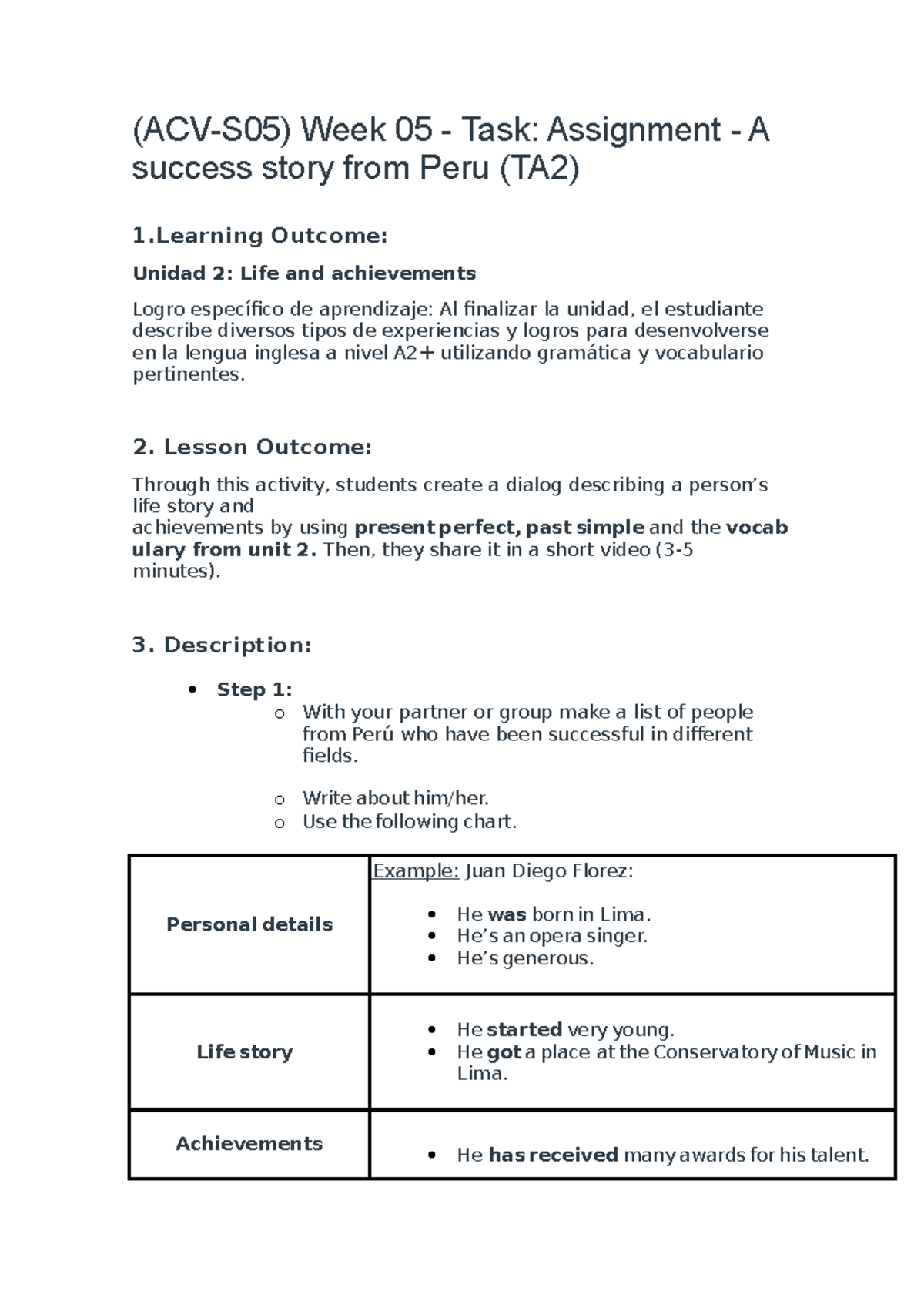 week 05 task assignment talking about what i am studying