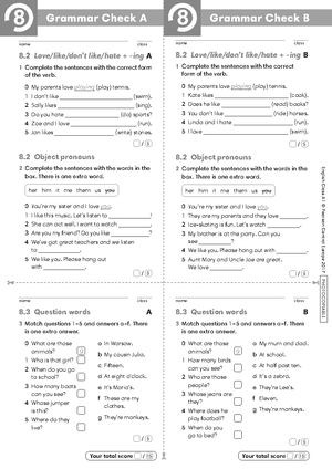 ECA1 Tests Language Test 3A New2018 - Name