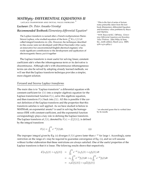 Differential-equations - Differential Equations Jeffrey R. Chasnov ...