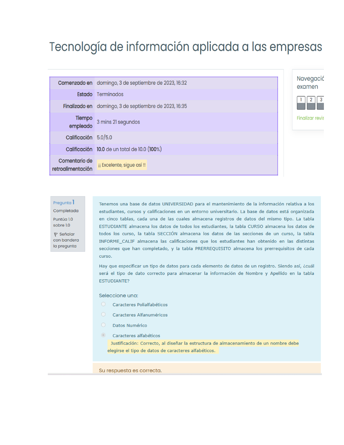 Autocalificable Semana 2 Tecnologia De Informacion Aplicada A Las ...