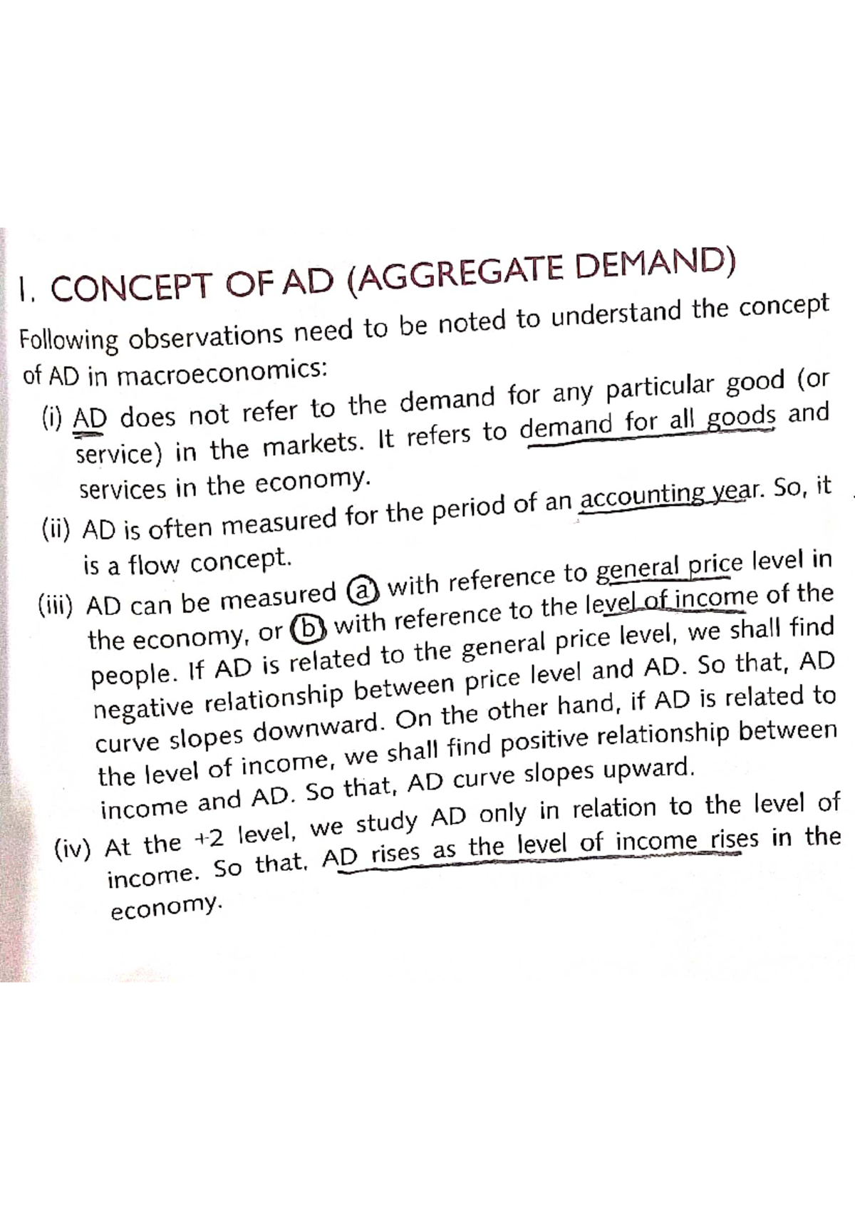 AD & AS, consumption & Saving function main notes - Copy - Business ...