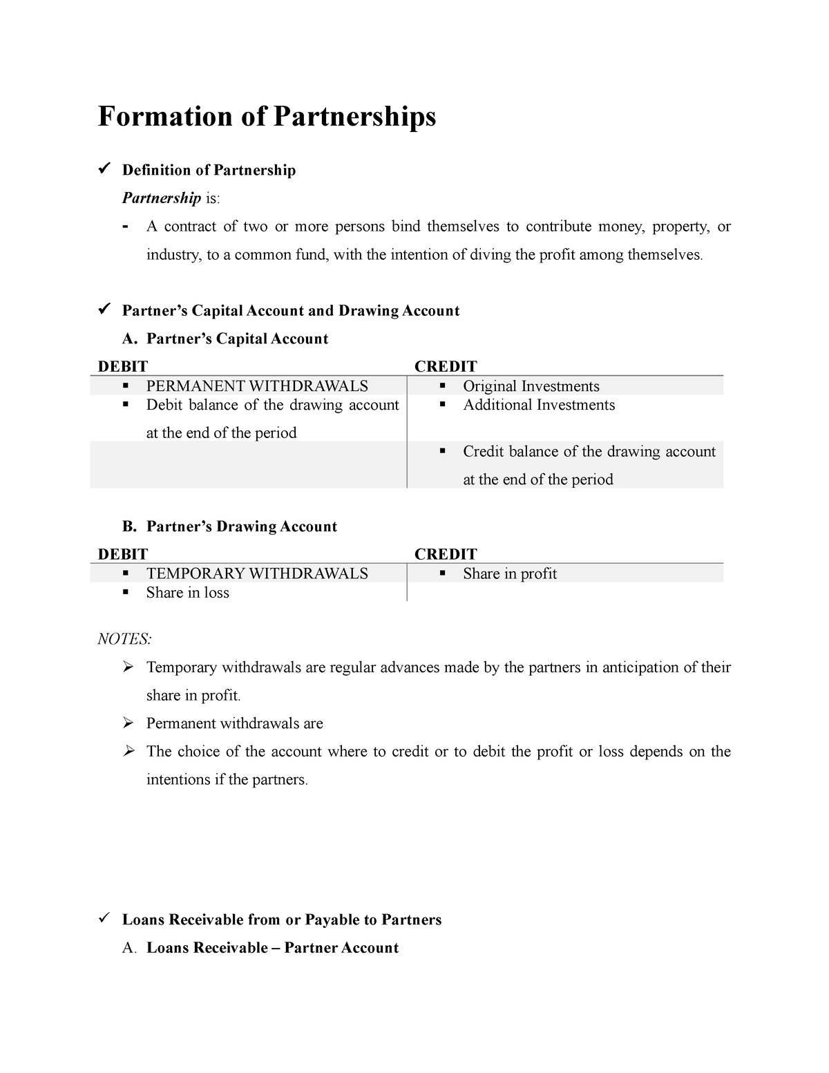 Formation Of Partnerships (3 Major Formation Of Partnership ...