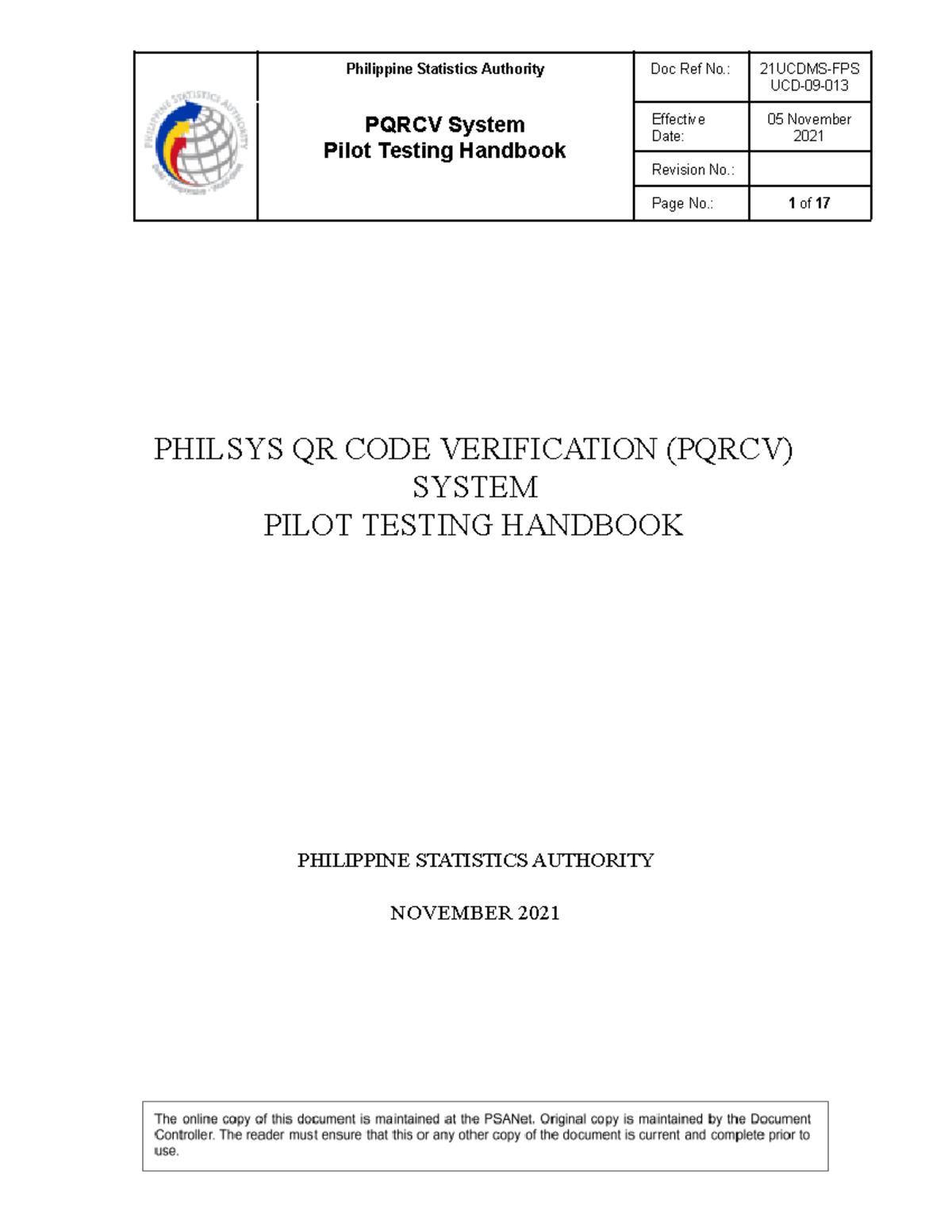 Pqrcv System Pilot Testing Handbook-1 - UCD-09- PQRCV System Pilot ...