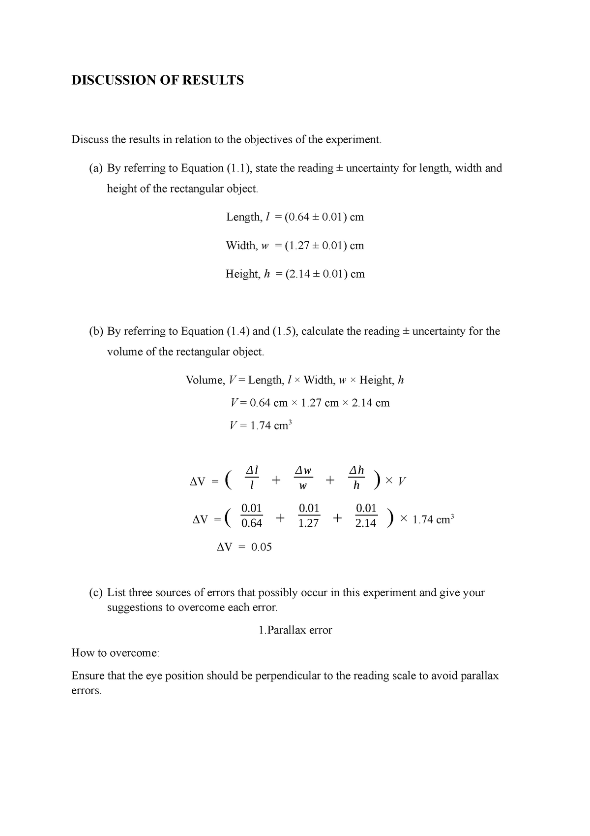 discussion-of-results-experiment-basic-physical-measurement