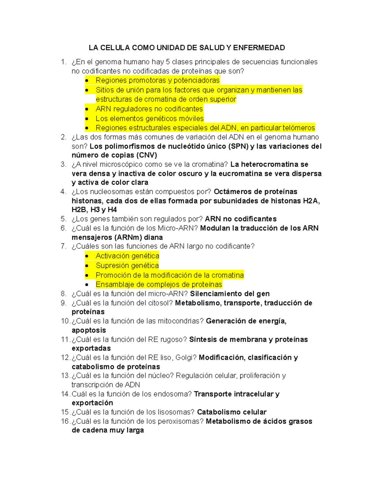 LA Celula COMO Unidad DE Salud Y Enfermedad - LA CELULA COMO UNIDAD DE ...