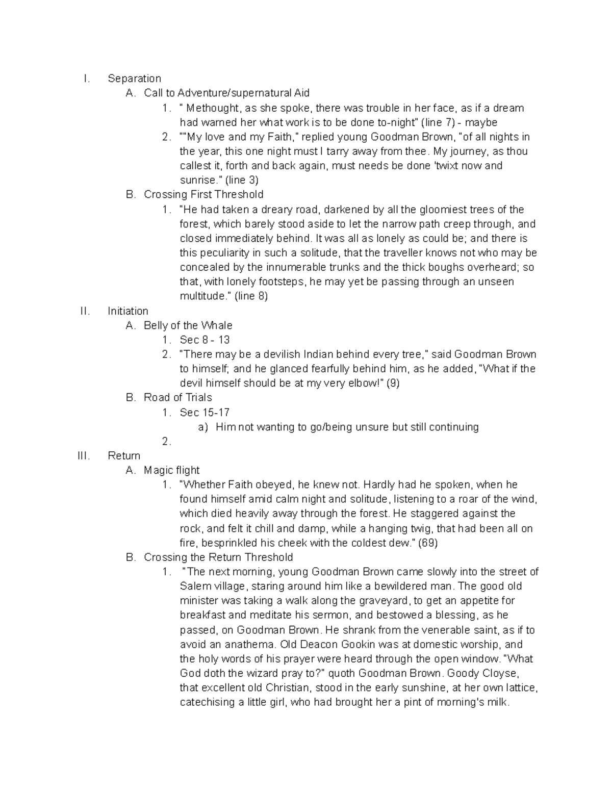 The 17 Stages of Joesph Campbell's Monomyth - YGB - I. Separation A ...