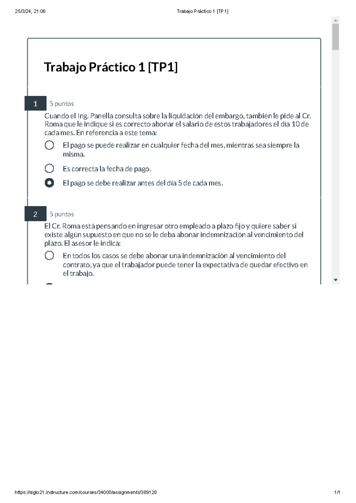 Trabajo Práctico 1 - instructure/courses/34000/assignments/389128 1/ 5 ...