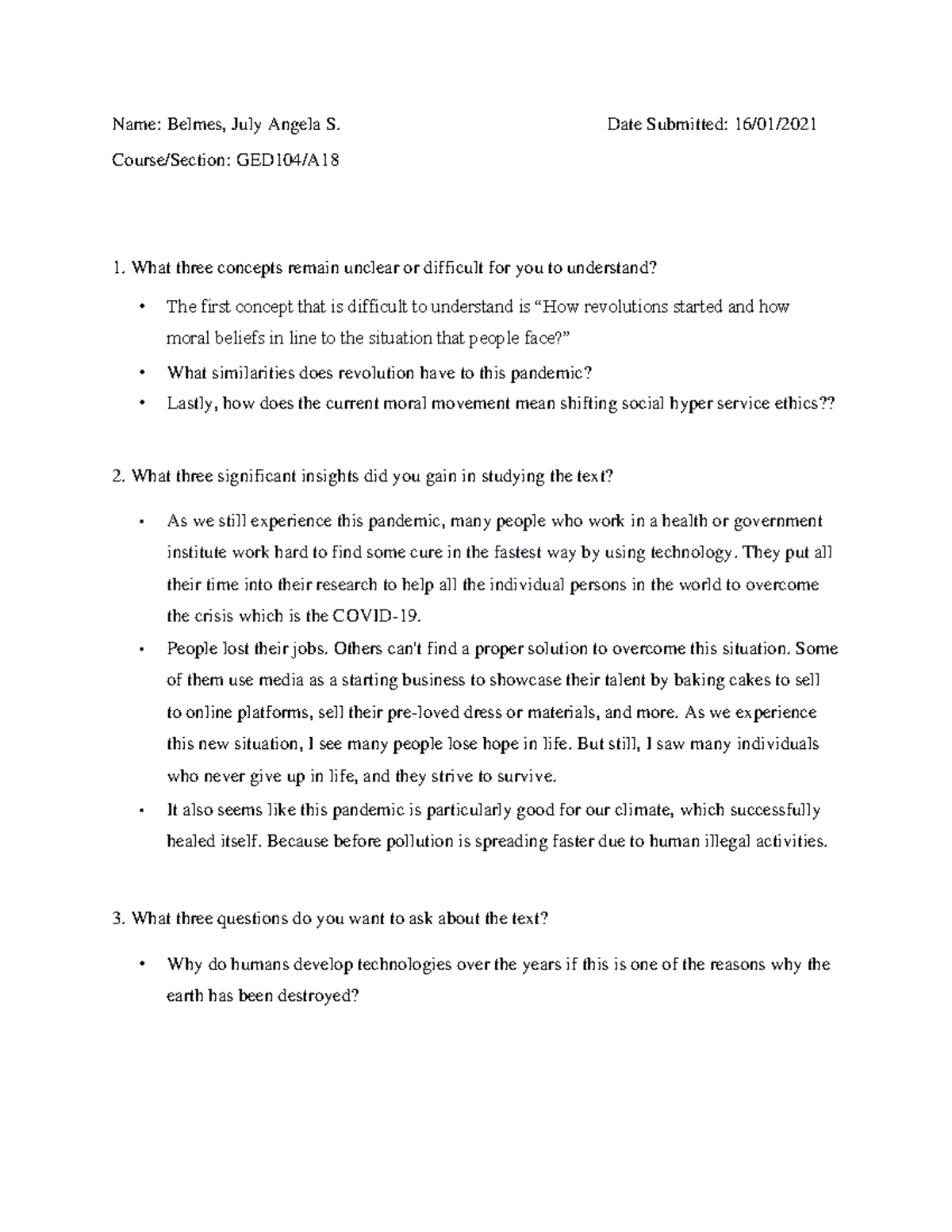 MRR-2-Philosophical Disquisition Belmes JAS - Name: Belmes, July Angela ...