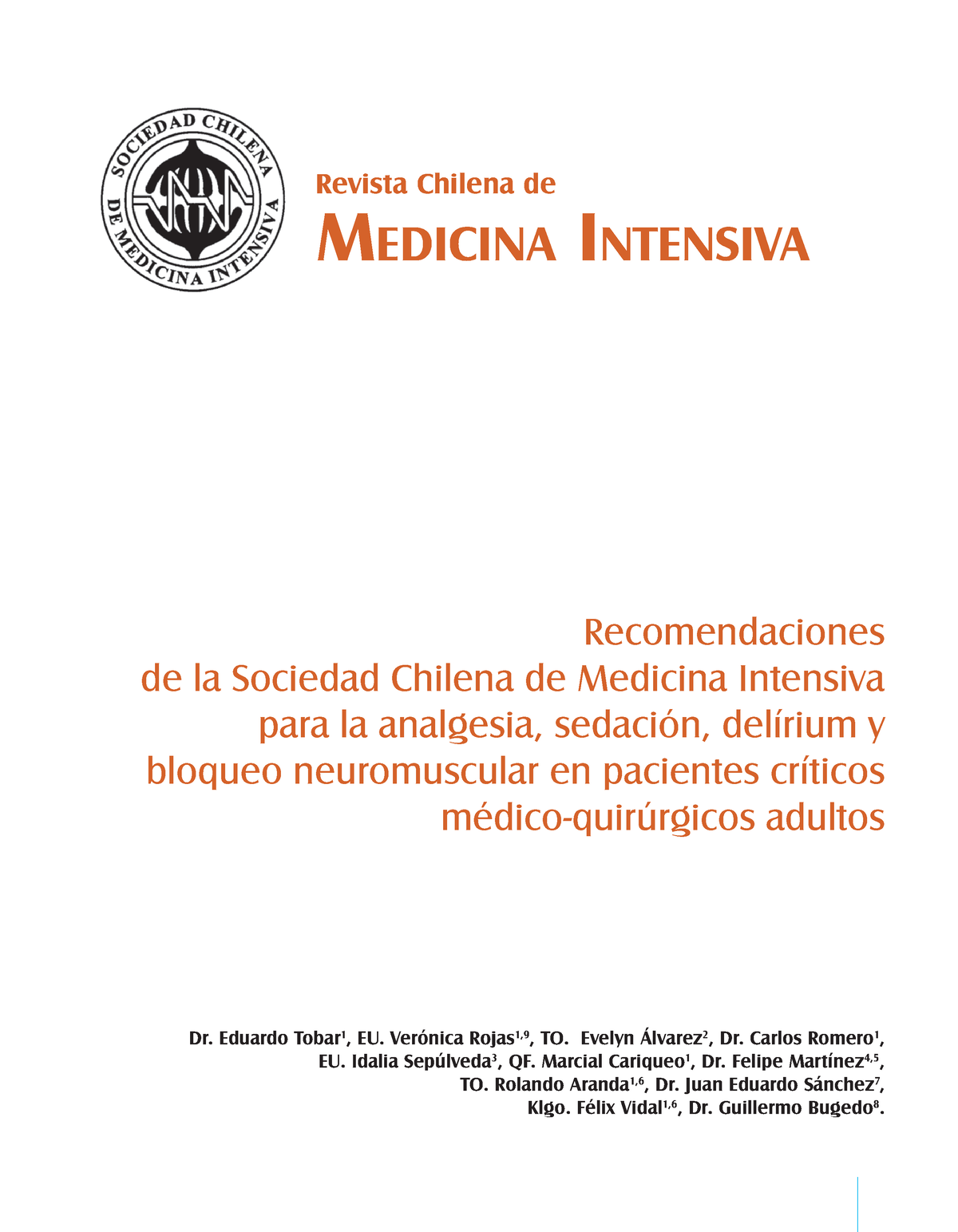 Analgesia, Sedacon Y Delirium - Farmacia Clinica - UC - Studocu