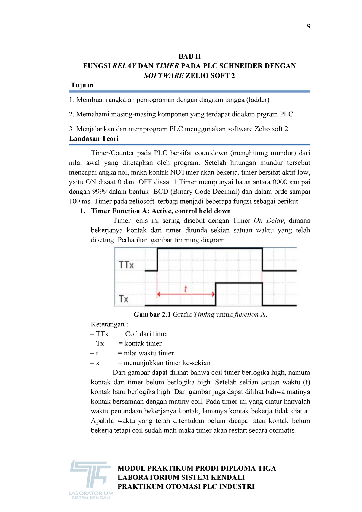 Modul Praktikum Bab 2 PLC - MODUL PRAKTIKUM PRODI DIPLOMA TIGA ...