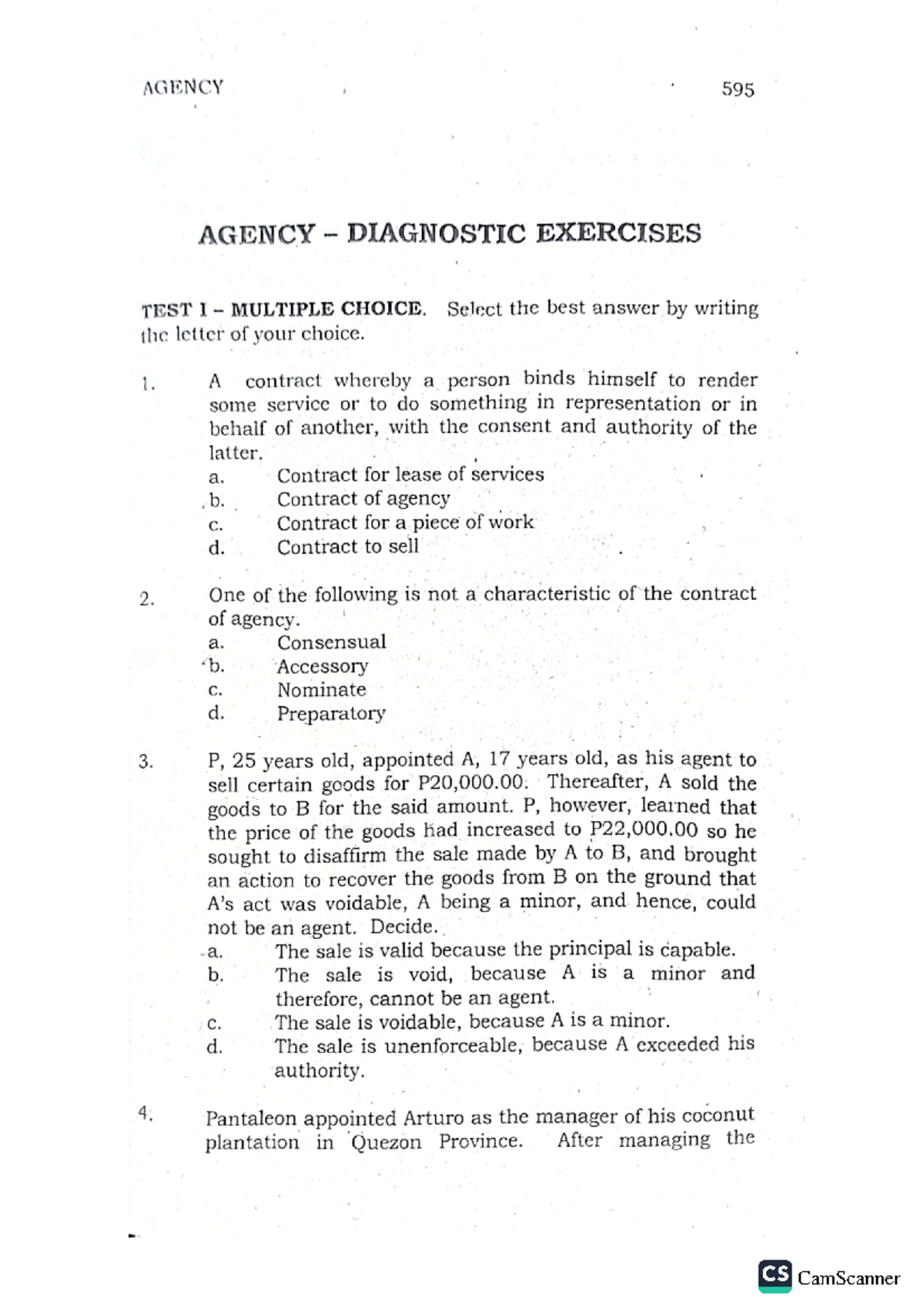Agency notes in business law - Agriculture - Studocu