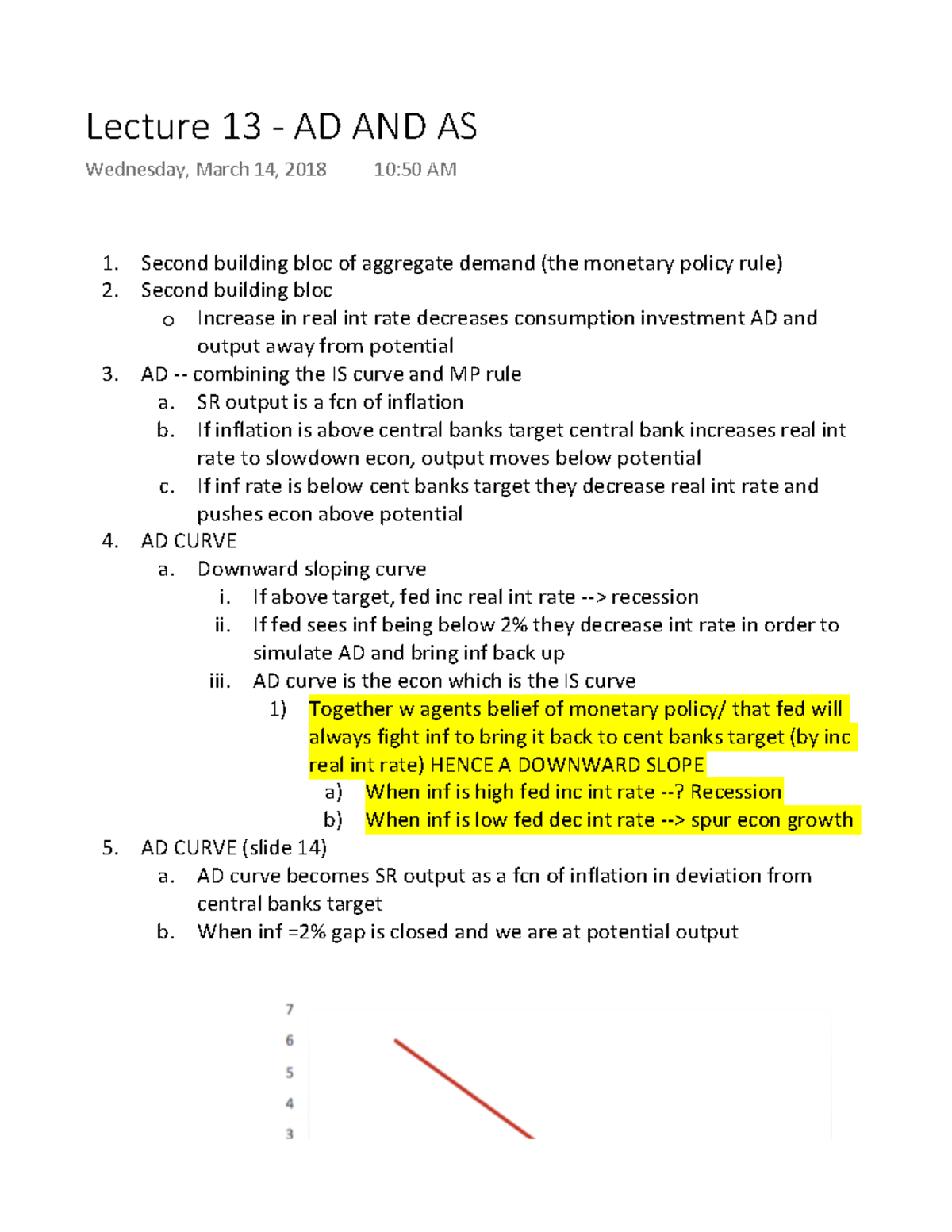 Lecture 13 - AD AND AS - anthony landry fnce 101 aggregate supply ...