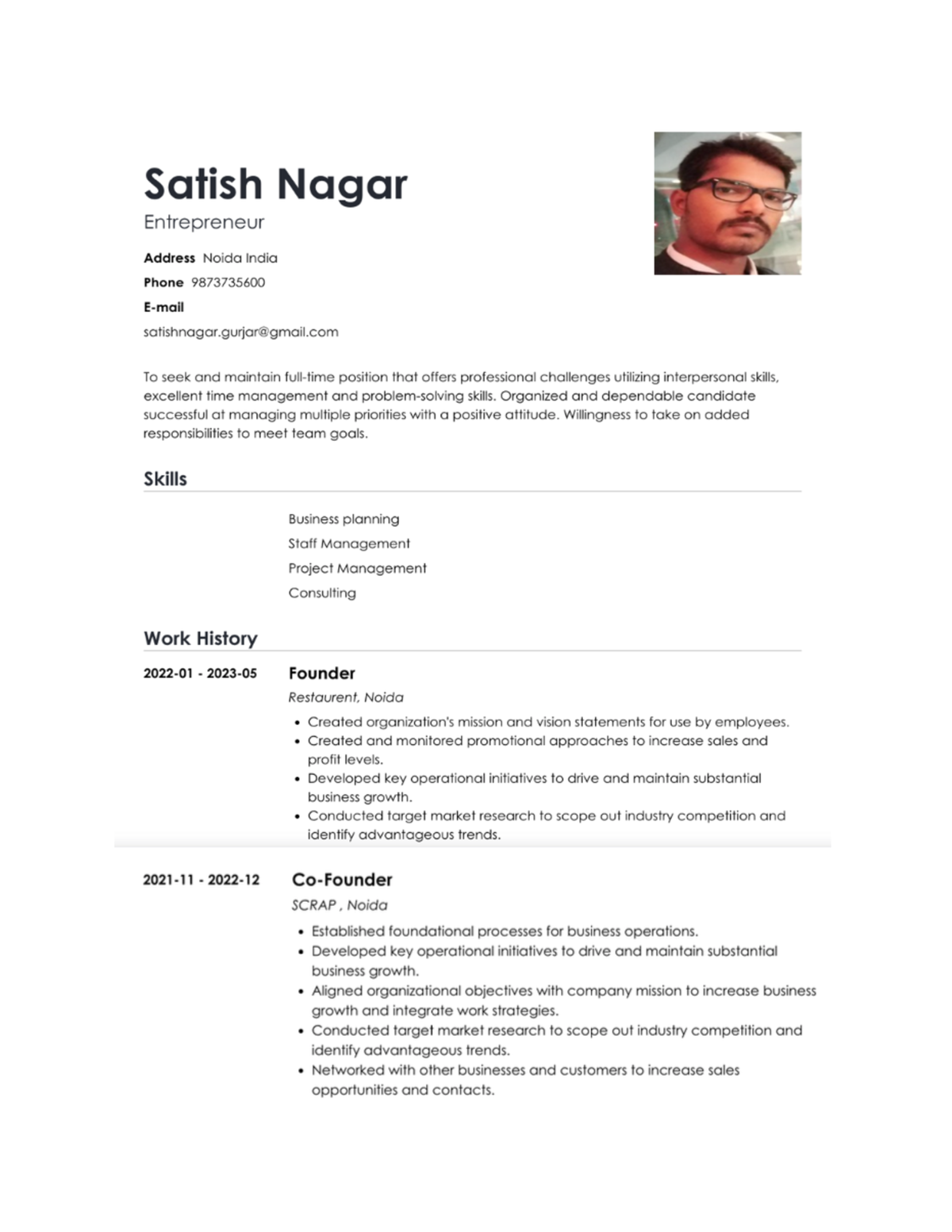 Satish Resume - IIT Kaman Specialization - IIT Dharwad - Studocu