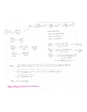 PHYS1001 2021S1 formula sheet-1 - PHYS1001 Semester 1, 2021 Page 1 of 2 ...
