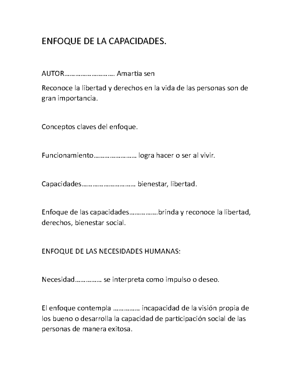 Enfoque De Las Capacidades Enfoque De La Capacidades Autor 5327